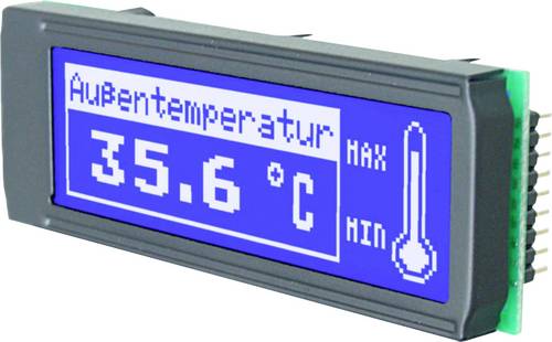 DISPLAY VISIONS LCD-Display (B x H x T) 68 x 26.8 x 10.8mm