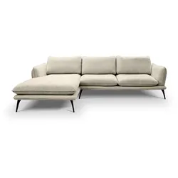 Ecksofa Portimao Stoff Beige