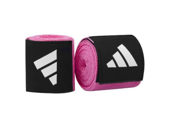 adidas Boxbandagen, Box Bandage fürs Handgelenk, 5 x 2,55 m, Training Boxing Crepe, pink