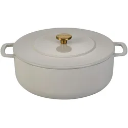 Combekk Pentola Olandese in Ghisa, Pfanne + Kochtopf, Beige
