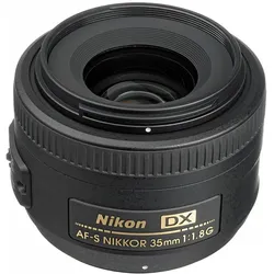 Nikon AF-S Nikkor 35mm f/1.8G DX (Nikon F, APS-C / DX), Objektiv, Schwarz