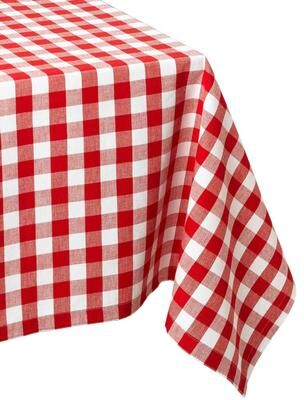 DII Checkers Kitchen Tablecloth