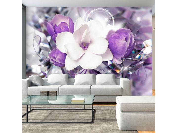 Kunstloft Vliestapete Lila 400/280 cm, Grau, Lila, 400x1 cm, Tapeten & Wandverkleidungen, Vliestapeten
