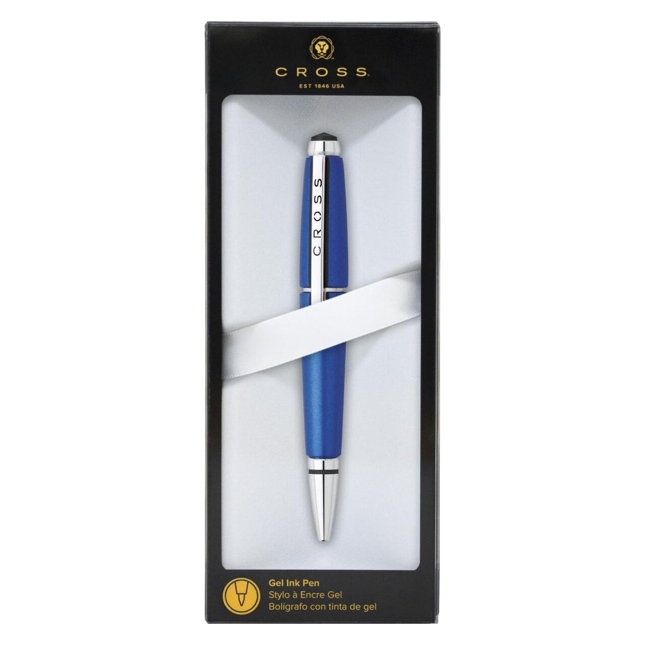 Cross Gel-Tintenroller Rollerball Edge Nitro-Blau (1x) (AT0555S-3-CR)