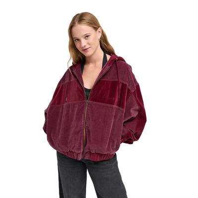 Cordjacke ROXY "Have A Blast", Damen, Gr. M, zinfandel, Obermaterial: 100% Baumwolle., Jacken