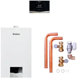 Vaillant Paket 1.733/3 ecoTEC plus VC 10CS/1-5, VRC 720/3, Anschlusszubehör