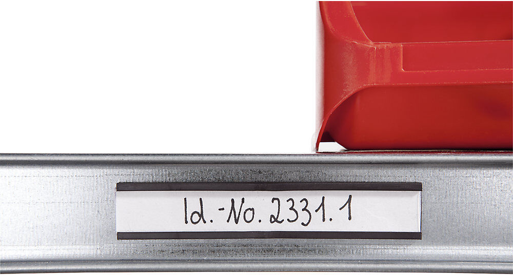 kaiserkraft Etikettenrahmen, magnetisch, Rollenware, Länge 50 m, Höhe 70 mm