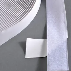 Flauschband selbstklebend auf Rolle mit 25 m 30 mm | weiß, Nylon, Polyester