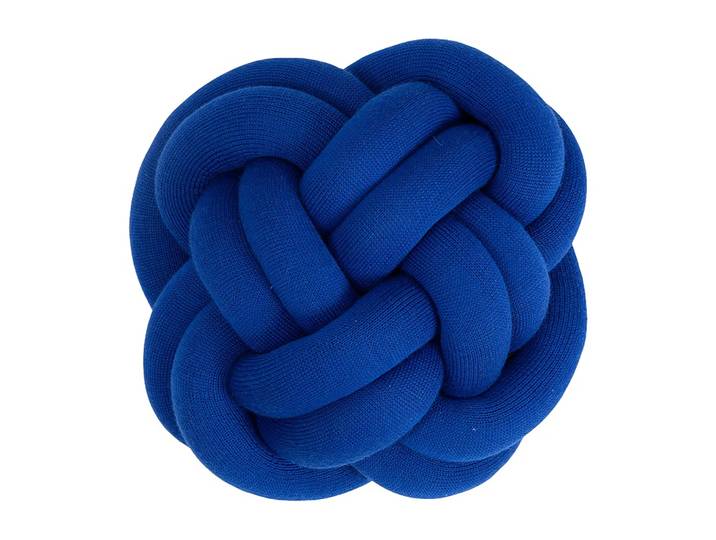 Design House Stockholm Coussin Knot Klein Blue
