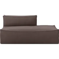 Catena Hot Madison Liegesofa links 170 cm schokoladenbraun