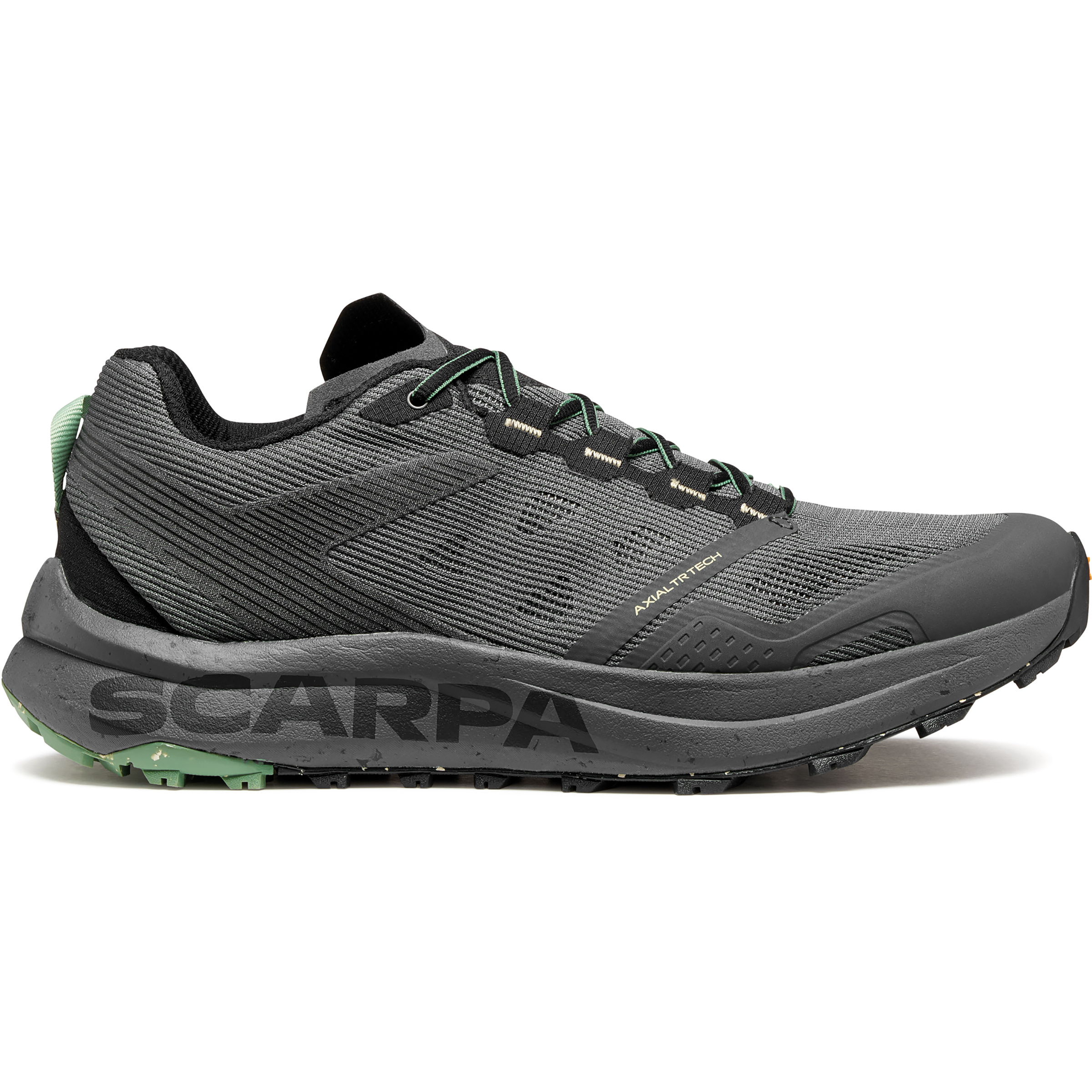 Scarpa Spin Planet Herren Trailrunningschuhe anthracite-frosty green Größe 43 Trailrunning Atmungsaktiv