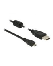 Delock USB-Kabel USB M bis Micro-USB Typ B M 2.0 2 m Schwarz (84903)