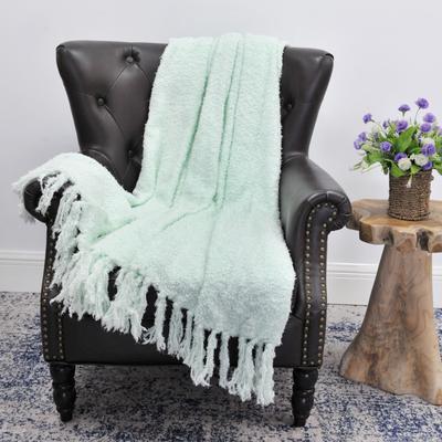 Home Soft Things Fluffy Woven Throw