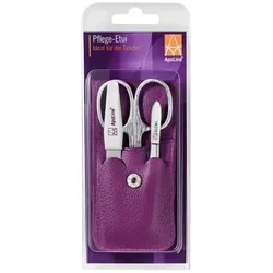 APOLINE Manicure Etui 3teilig lila 1 St