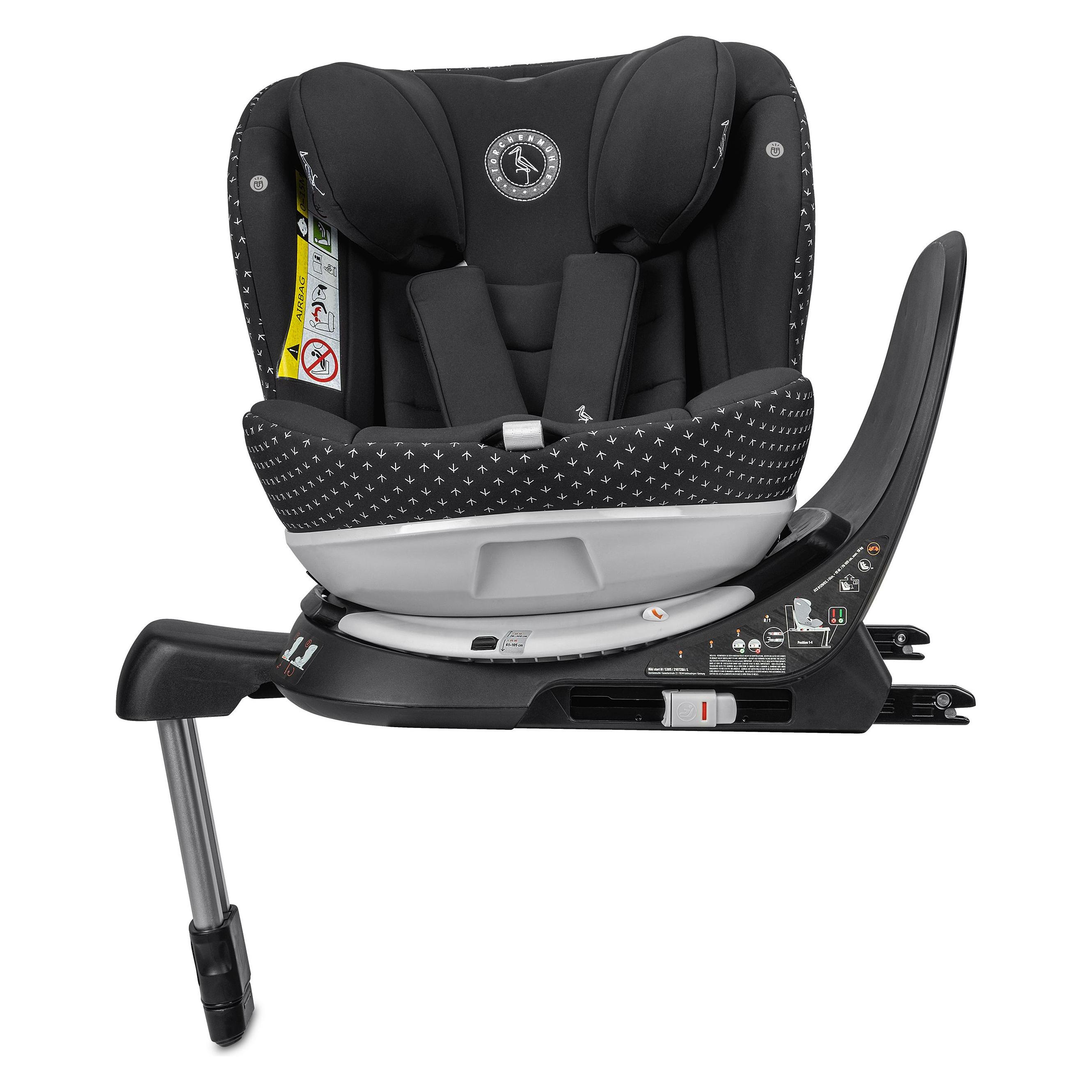 Storchenmühle Kindersitz Reboarder Niki Start M i-Size Onyx (Reboarder) (101-264-305)