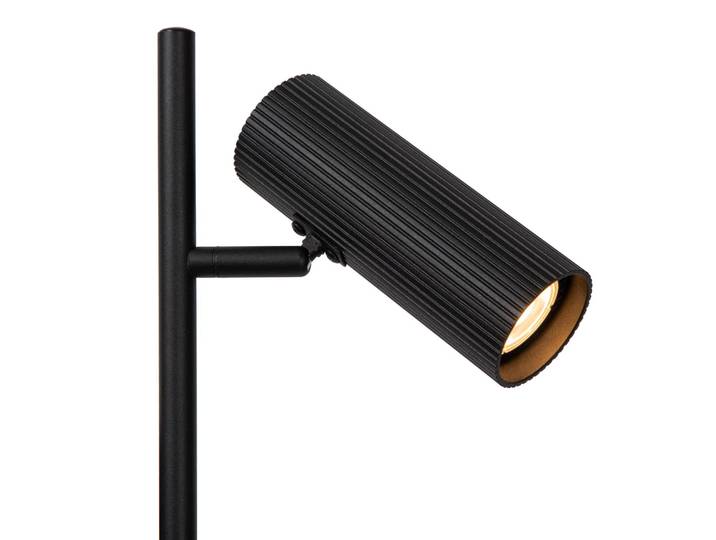Lucide Stehlampe Clubs, schwarz, für Wohn- / Esszimmer, Aluminium, Modern, Stehlampe