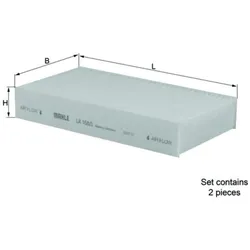 Filter Innenraumluft MAHLE LA 168/S