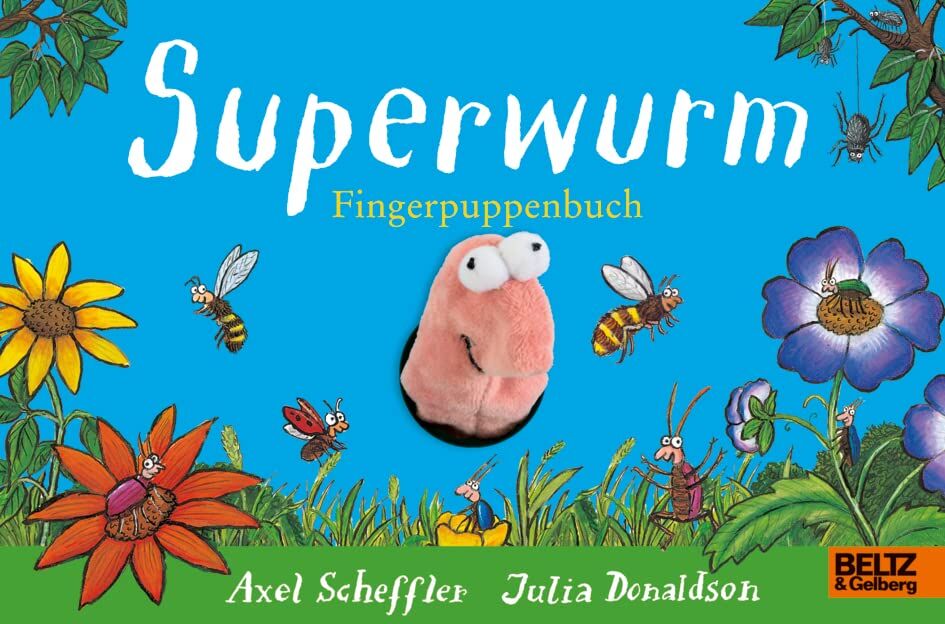 Axel Scheffler - Superwurm-Fingerpuppenbuch: Vierfarbiges Pappbilderbuch - Preis vom 12.10.2026 11:37:12 h