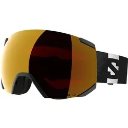 SALOMON Herren Brille GOGGLES RADIUM ML BLACK/Mid Red, Größe ONE SIZE in Gold Gold