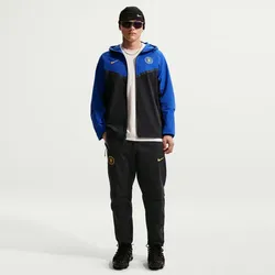 NIKE FC Chelsea London Tech Woven Open Hem Jogginghose Herren 426 - pitch blue/midwest gold XXL