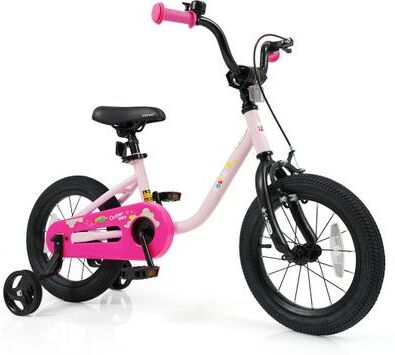 Costway Kids Bike for 3-7 Years Old Boys and Girls 12/14/16-Inch Children Bicycle-Pink 14 Inch