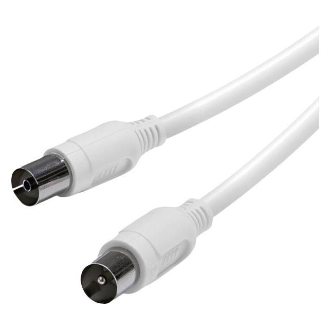 Vivanco TV / Radio Antennenkabel 90dB, 3m (90 dB, Antennenkabel) (VVAN9DB30MFW)