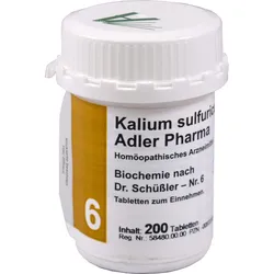 Biochemie Adler 6 Kalium Sulfuricum D 6 Adler Phar 200 ST
