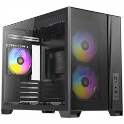 ANTEC FLUX M ATX/Micro-ATX/ITX Midi Tower PC Gehäuse , schwarz 0-761345-10253-7
