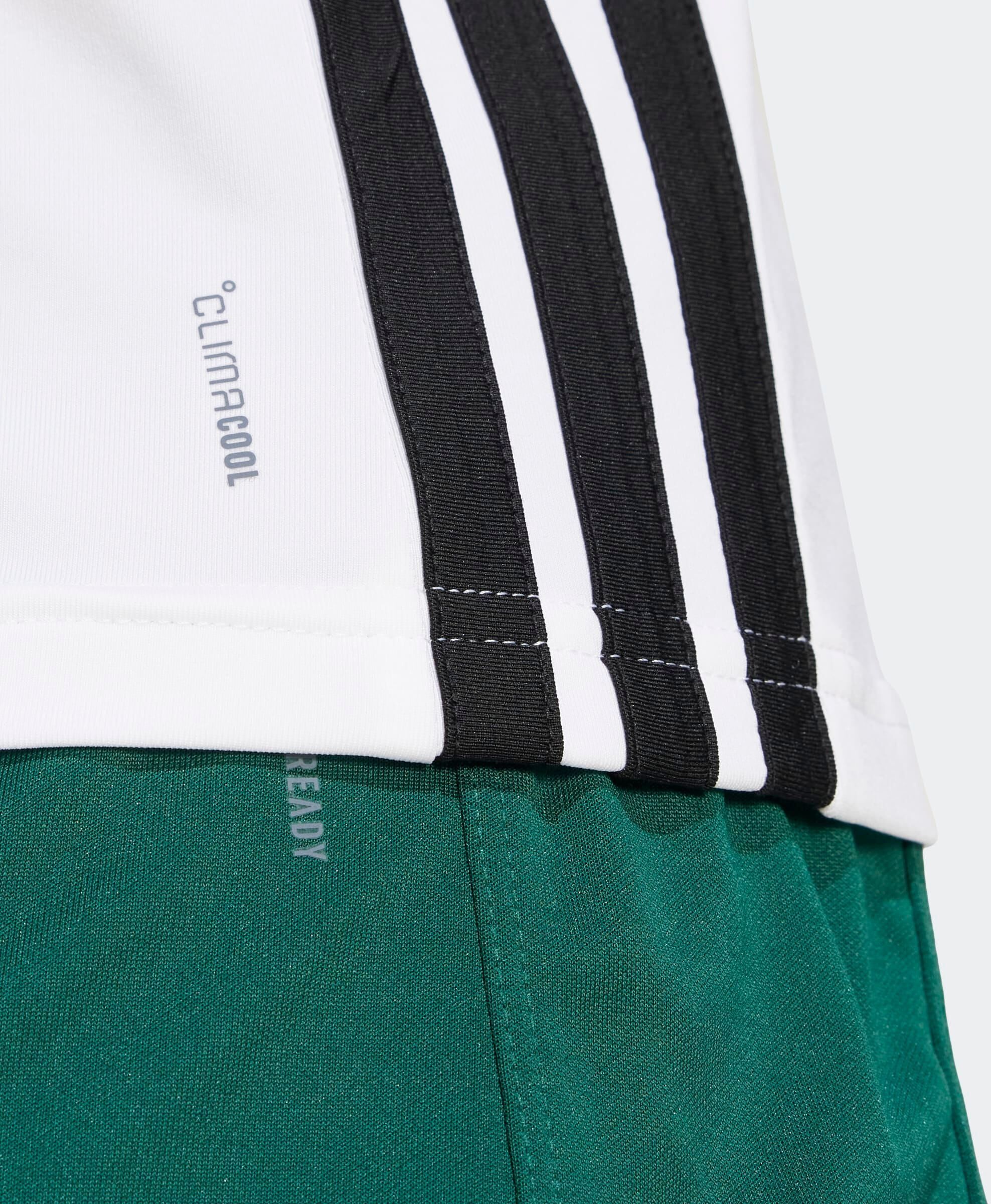 Tanktop ADIDAS PERFORMANCE "TRAIN ESSENTIALS 3-STREIFEN WORKOUT", Damen, Gr. L, schwarz-weiss (weiß, schwarz), Obermaterial: 88% Polyester, 12% Elasthan, Rundhals, Tops Tanktop weiß, schwarz L