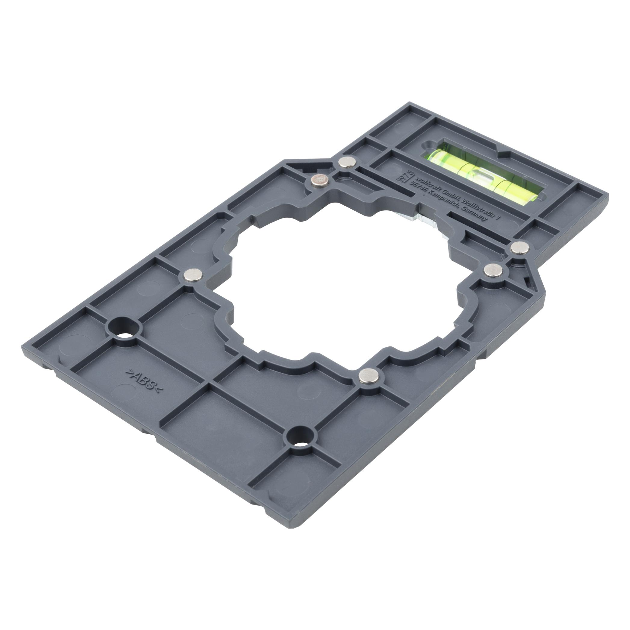 wolfcraft 1 Markier- und Ausrichtschablone für HWD (9 cm) (5975000)
