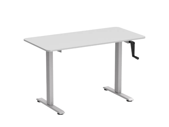 Stehpult manuell höhenverstellbar weiss 120 x 60 cm