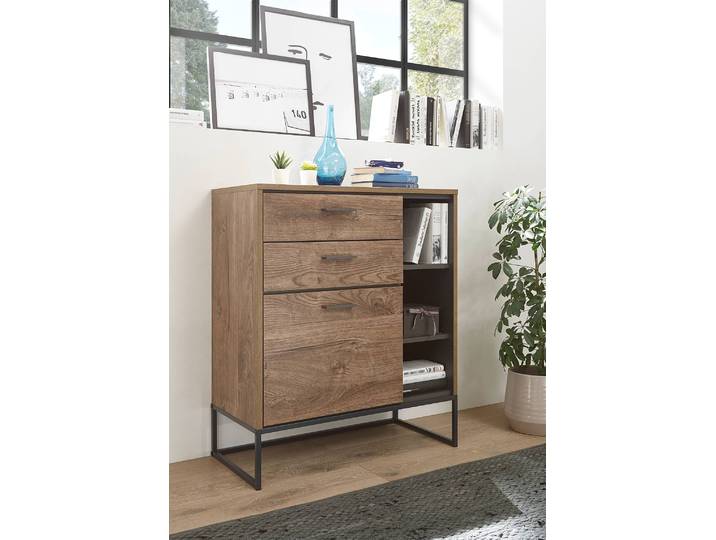 Kommode 79 x 93 x 38cm Braun