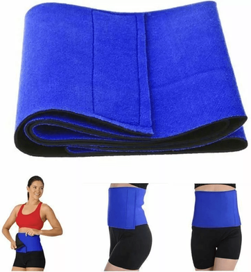 DynamicDeals Waist Trimmer Belt Sweat Band For Stomach Fat Burner, Neoprene Slimming Wrap Ab Belt For Weight Loss, Workout & Posture Waist Trimmer Belt Sweat Band For Stomach Fat Burner, Neoprene Slimming Wrap Ab Belt For Weight Loss, Workout & Posture