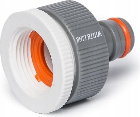 Bradas Hahnstück White Line 1/2" + 3/4" grijs/wit
