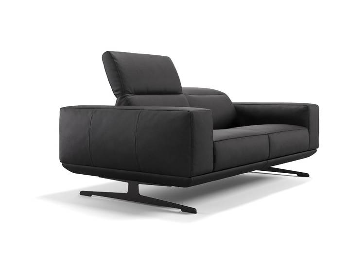 Leder 2-Sitzer Sofa MERANO Designer Couch Designsofa