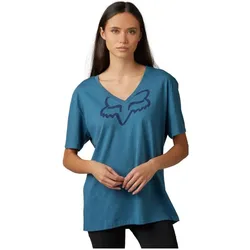 Fox, Damen, Sportshirt, Tee 23 Boundary Ss Top Drk Slt XS (XS), Blau