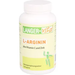 L-Arginin 2894mg/Tg Plus Vitamin C und Zink 120 ST