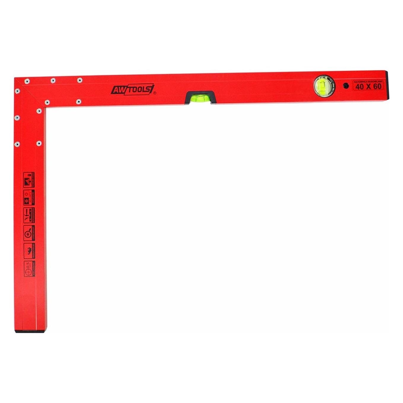 Awtools KĄTOWNIK PION / POZIOM 40x 60cm (60 cm) (AW30111)