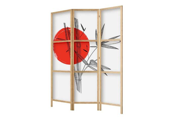 framed concept Paravent, Raumteiler Holz Orientalisch, 135x172 & 225x172 cm, einseitig