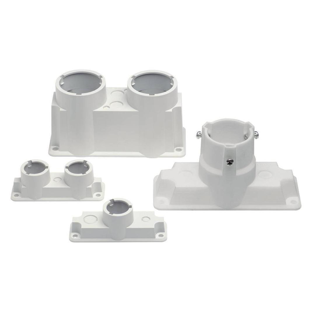 Fibox EPA 2260 SET Kabeldurchführung 2-fach Kunststoff Lichtgrau RAL 7035 (Kabeldurchlass) (3550052)