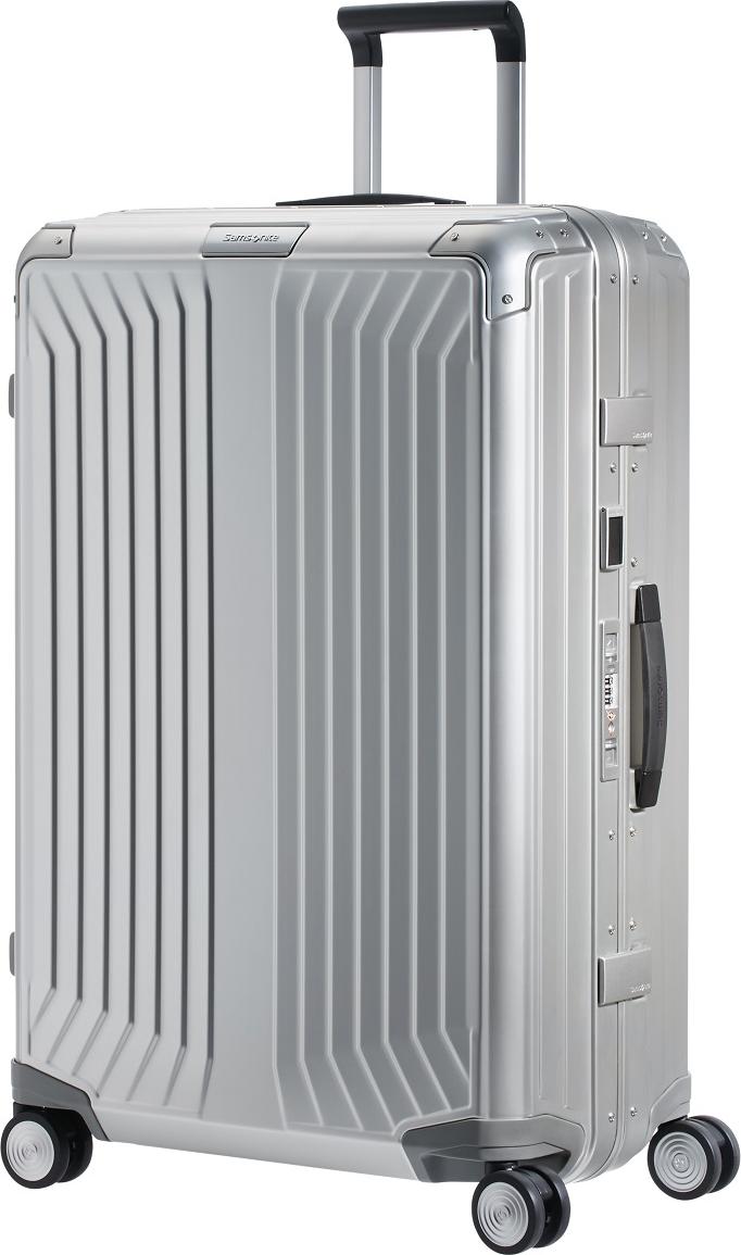 Samsonite Lite-Box Alu Spinner 76 cm mit TSA-Zahlenschloss aluminium