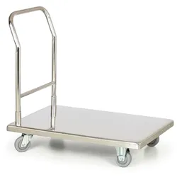 Edelstahlwagen, 300 kg, 900 x 550 mm