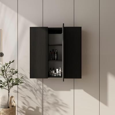 Kodotan sofa 36 Inch Wall Mounted Side Cabinet Combination, Soft Closing Door, Suitable For Small Bathroom,Study, Storage Room