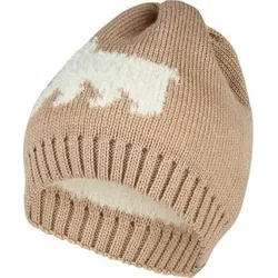 STERNTALER Strickmütze Eisbär, Größe 45 in Beige Beige