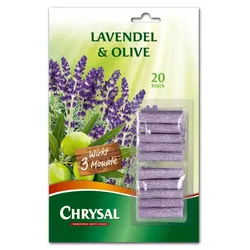 Chrysal Lavendel & Olive Düngestäbchen - 20 Stück