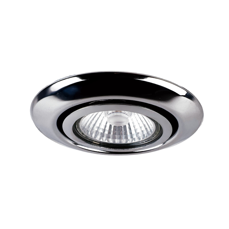 Mobilux Einbaustrahler MOB CLASSIC 1x50W GX5,3/12V chrom 01600005 4251399700125