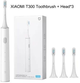 Inspired Finds Xiaomi Mijia T300 Electric Toothbrush Smart Sonic Whitening Brush With IPX7 Waterproof Design t300 And Head 3