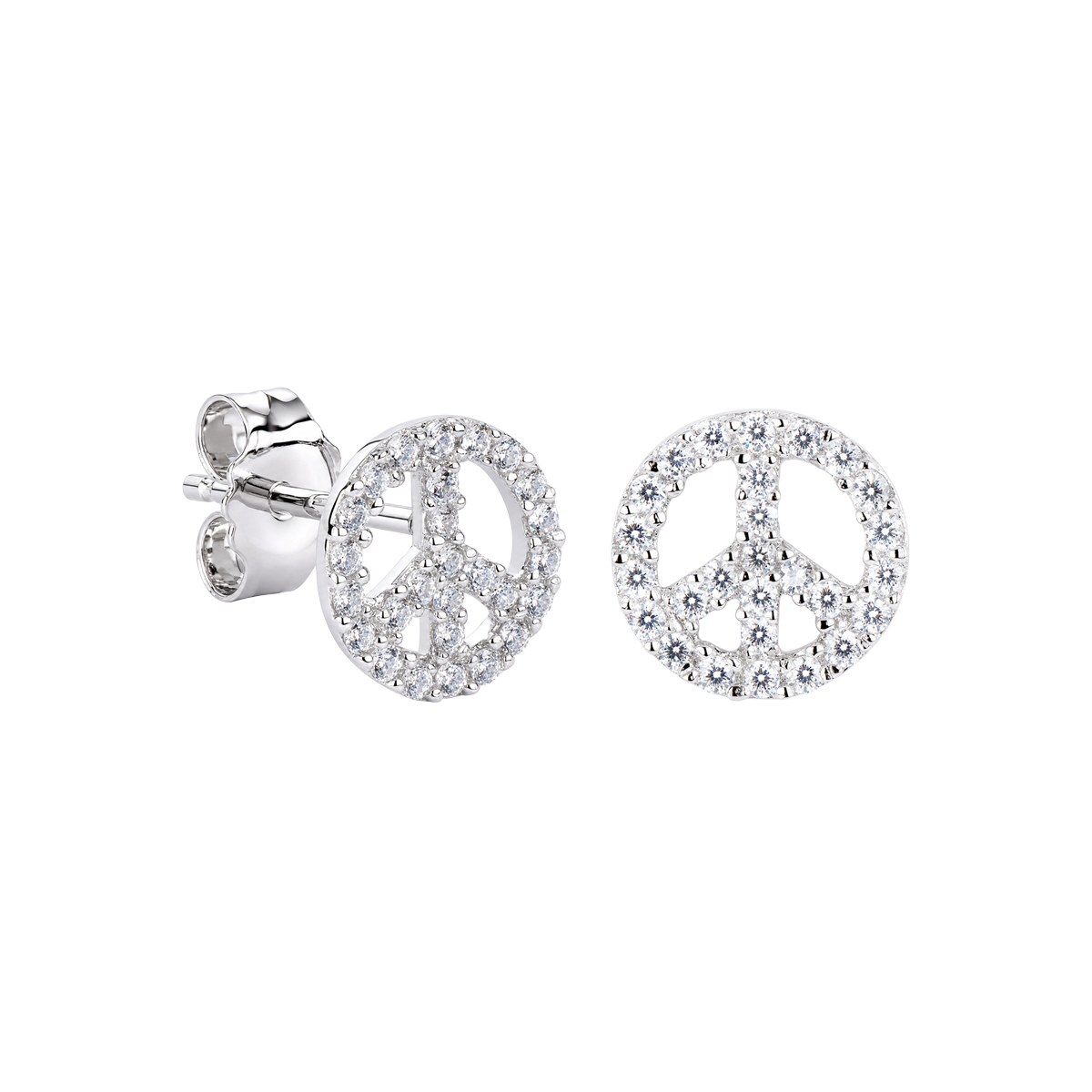 Jacques Lemans Ohrstecker Sterlingsilber mit Zirkonia