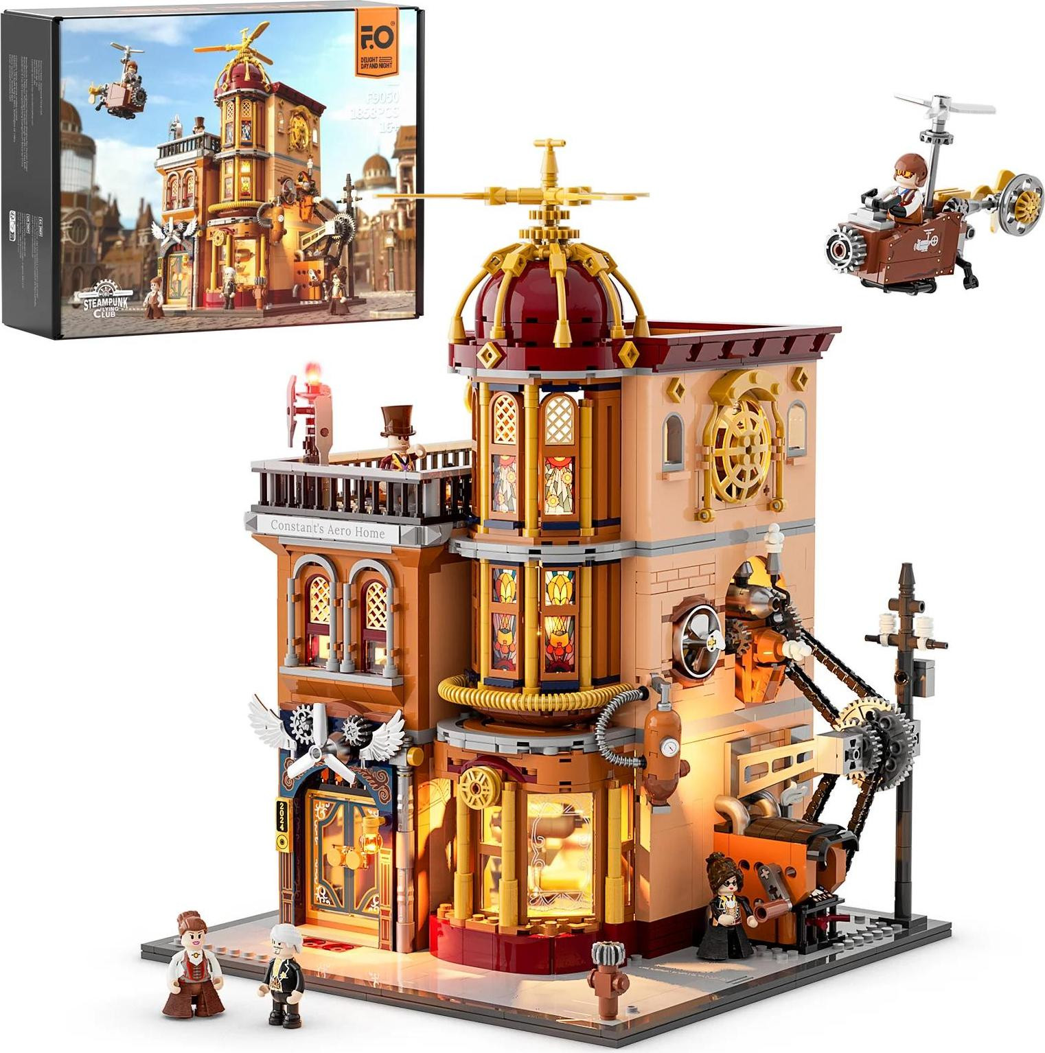 Funwhole Lumibricks De Steampunk Vliegclub