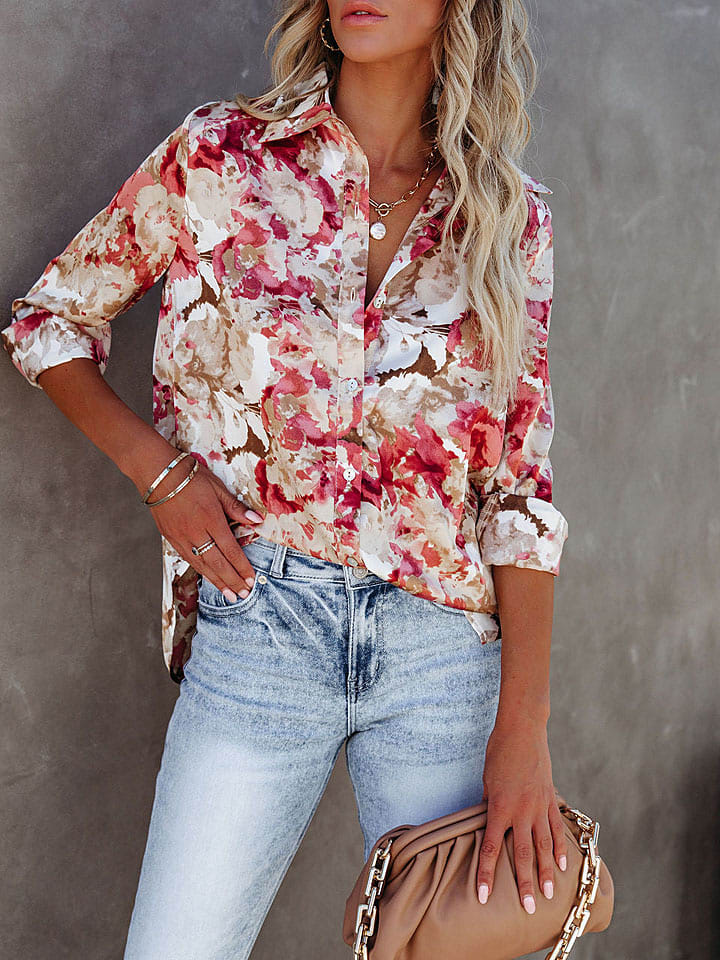 LA Angels Bluse in Bunt - M